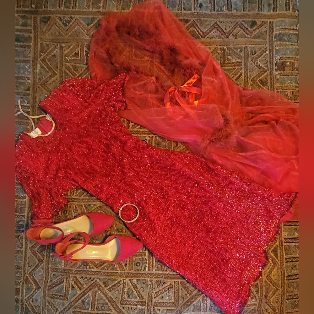 Vintage Lawrence Karzar New York Designer Dress